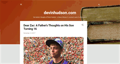 Desktop Screenshot of devinhudson.com
