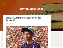 Tablet Screenshot of devinhudson.com